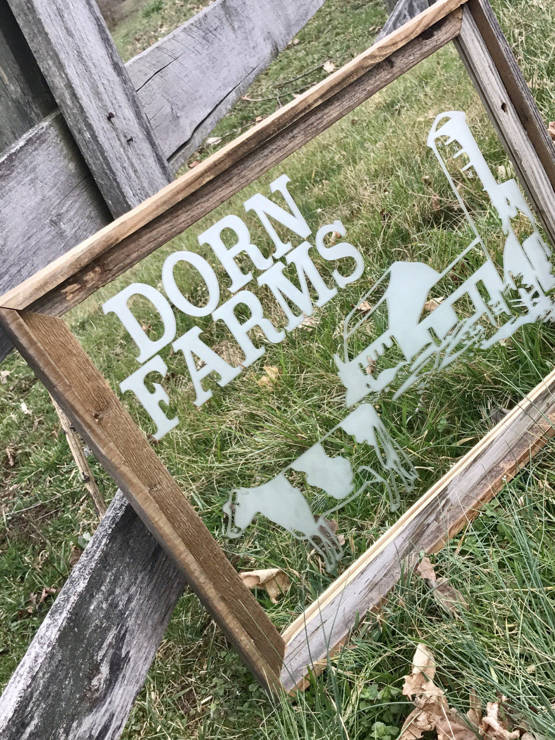 Custom Personalized Mirror, Large Mirror, Personalized Barn wood Mirror, Custom Engraved Mirror, Etched Mirror, Custom 5x7 Mirror barnwood