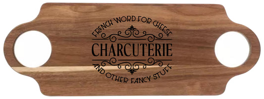Custom Laser Engraved Acacia Wood Charcuterie Board|Personalized Cutting Board|Custom Charcuterie Board|Cheese Tray|Bible Verse Gift|8x20”