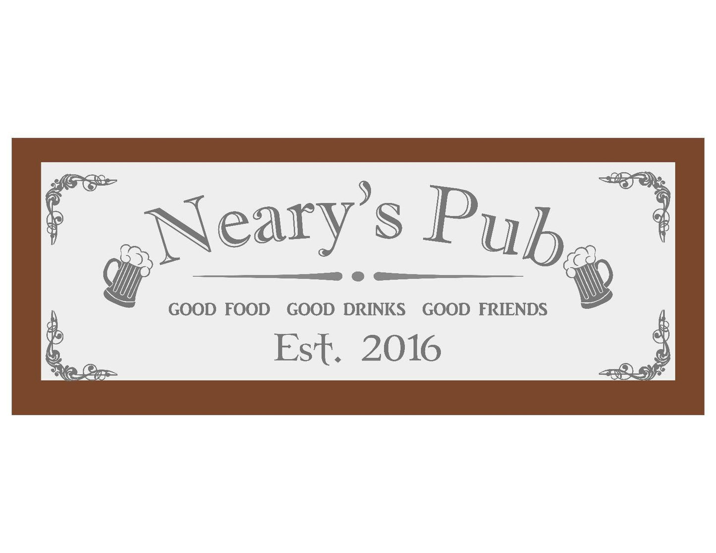 Custom Personalized Mirror, Large Mirror, Personalized Bar Mirror, Custom Engraved Mirror, Etched Bar Mirror, Custom Bar Mirror 38x22