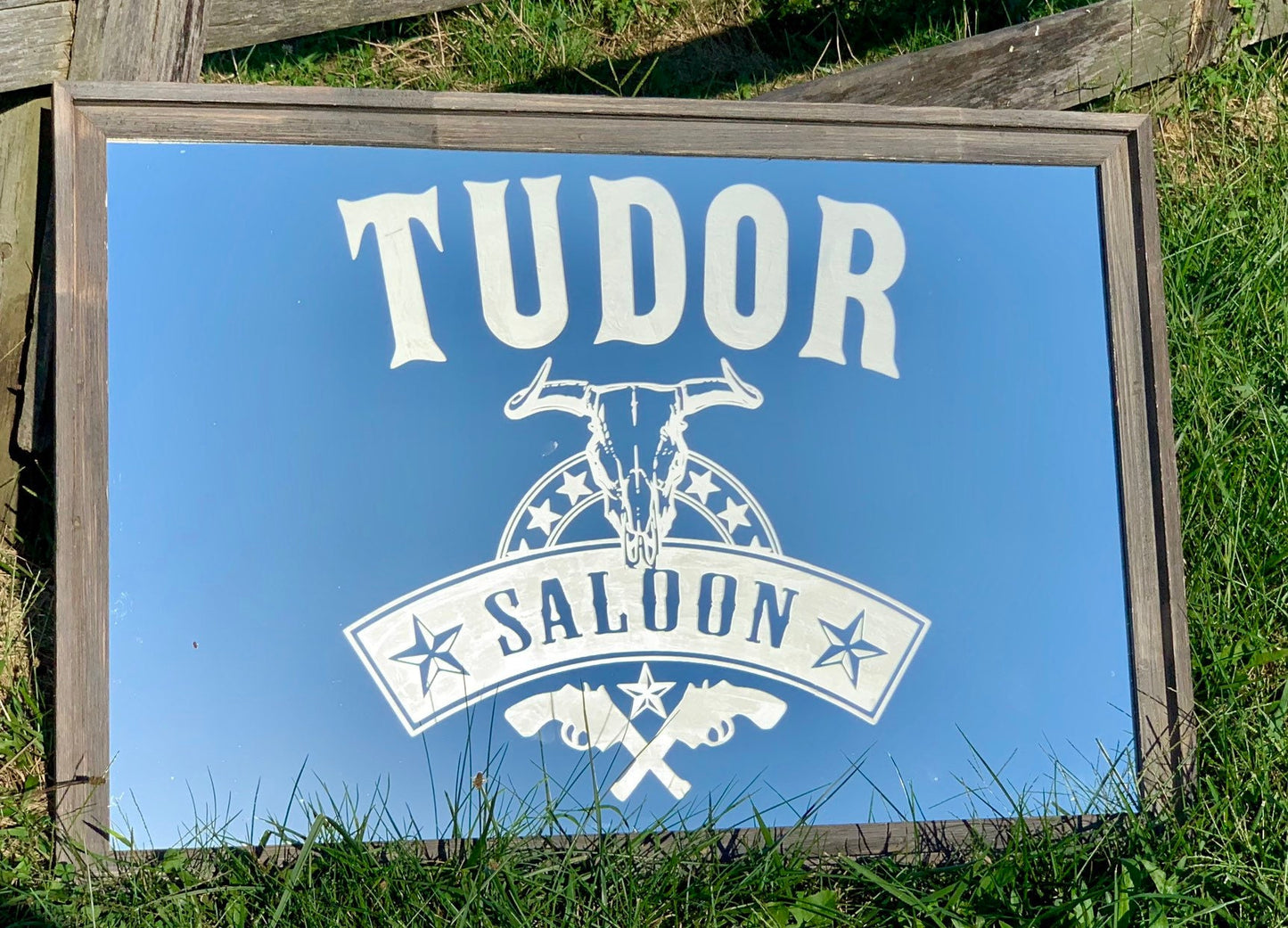 Personalized Bar Mirror|Large Mirror|Bar Sign|Custom Engraved Mirror|Etched Bar Mirror|Custom Bar Mirror|Saloon Sign, 24x36