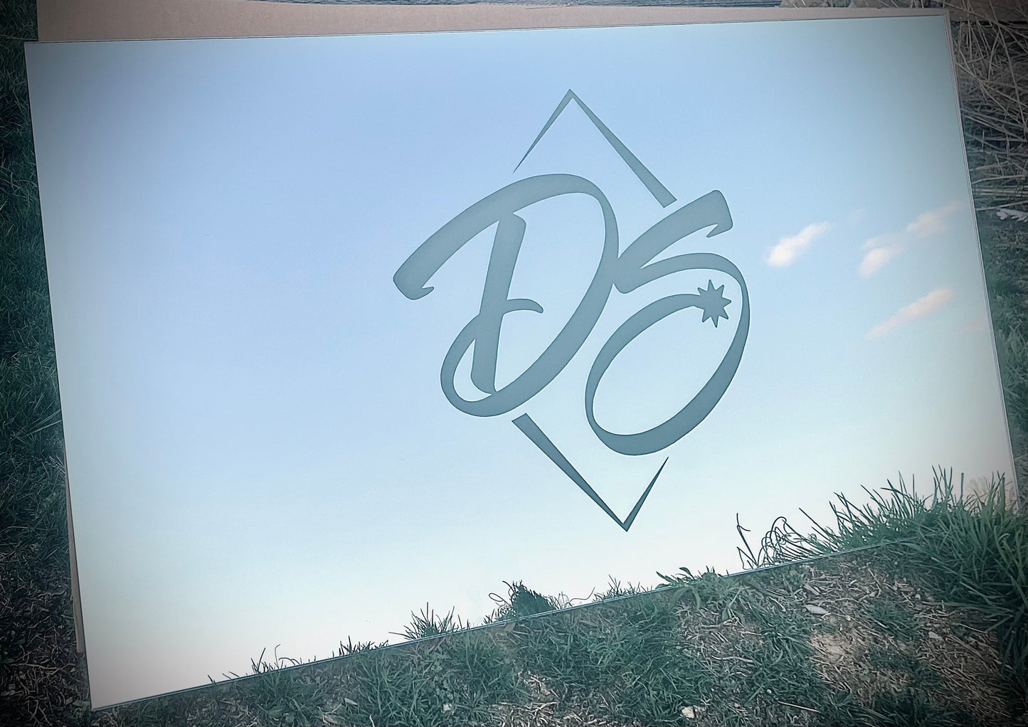 Custom Frameless Logo Wall Mirror|Large Mirror|Custom Engraved Mirror|Etched Event Center Mirror|Custom Business Mirror|32x60’ Wall Mirror