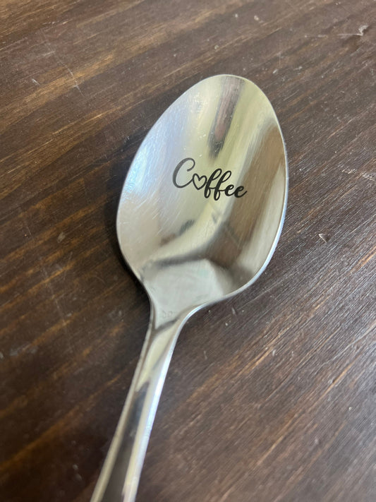 Personalized Laser Engraved Spoon|Custom Teaspoon|Serving Spoon|Etched Spoon|Personalized Spoon|Engraved Soup Spoon|Spoon With Engraving